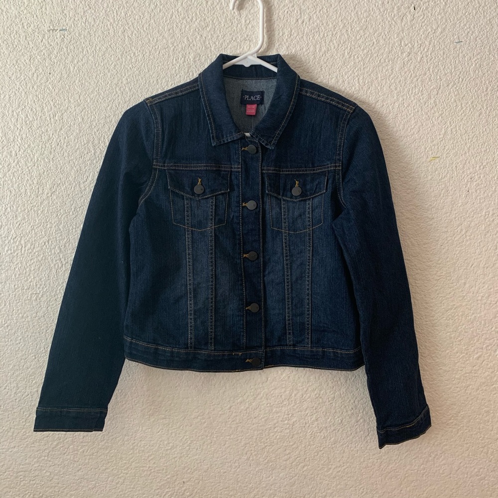 Childrens Place Dark Denim Jean Jacket